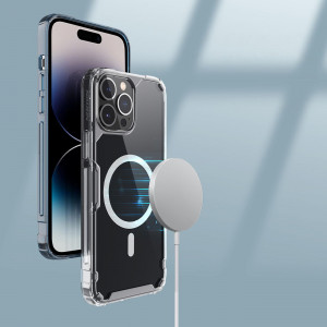 Подсилен гръб NILLKIN Nature Pro MagSafe - iPhone 15 Pro Max син - Img 8