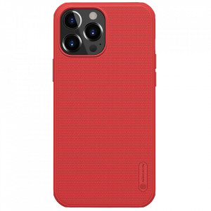 Подсилен гръб NILLKIN Super Frosted Shield - iPhone 13 Pro Max червен - Img 1