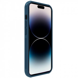 Подсилен гръб NILLKIN Super Frosted Shield Pro - iPhone 14 Pro син - Img 6