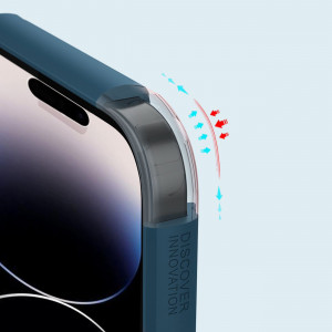 Подсилен гръб NILLKIN Super Frosted Shield Pro MagSafe - iPhone 14 Pro Max черен - Img 12