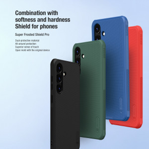Подсилен гръб NILLKIN Super Frosted Shield Pro - Samsung Galaxy S24 червен - Img 7
