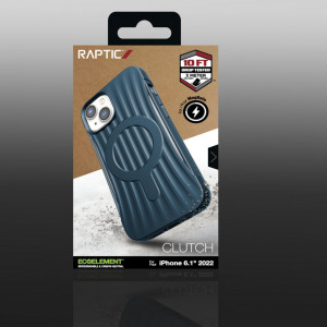 Подсилен гръб Raptic X-Doria Clutch MagSafe - iPhone 14 син - Img 6