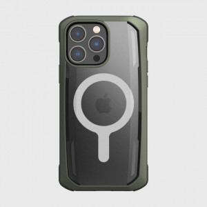 Подсилен гръб Raptic X-Doria Secure MagSafe - iPhone 14 Pro зелен - Img 2