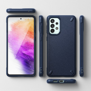 Подсилен гръб RINGKE Onyx - Samsung Galaxy A73 5G тъмносин - Img 8