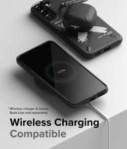 Подсилен гръб RINGKE Onyx - Samsung Galaxy S22+ (графити) черен - Img 9
