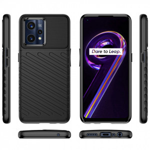 Подсилен гръб Thunder - Realme 9 / 9 Pro+ черен - Img 8
