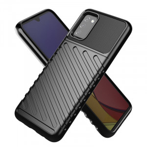 Подсилен гръб Thunder - Samsung Galaxy A03s черен - Img 2