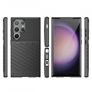Подсилен гръб Thunder - Samsung Galaxy S24 Ultra черен - Img 6