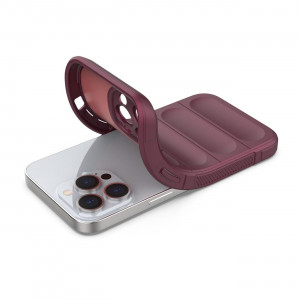Подсилен гъвкав гръб Magic Shield - iPhone 13 Pro Max червен - Img 8