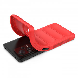Подсилен гъвкав гръб Magic Shield - Xiaomi Redmi Note 12 Pro+ 5G red - Img 11