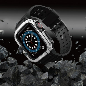 Подсилен калъф за корпус с каишка Protect - Apple Watch 41mm Series 9 / 41mm Series 8 / 41mm Series 7 / 40mm Series 6 / 40mm SE / 40mm Series 5 / 40mm Series 4 / 38mm Series 3 / 38mm Series 2 черен - Img 6