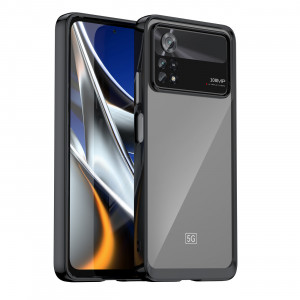 Прозрачен гръб с гел рамка Outer Space - Xiaomi Poco X4 Pro 5G черен - Img 13