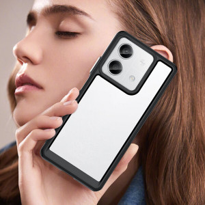 Прозрачен гръб с гел рамка Outer Space - Xiaomi Redmi Note 13 Pro+ черен - Img 8