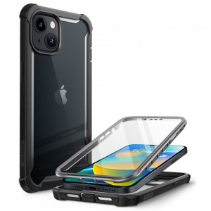 Прозрачен калъф 360° с черна рамка SUPCASE Iblsn Ares - iPhone 14 Plus - Img 1