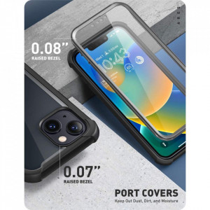 Прозрачен калъф 360° с черна рамка SUPCASE Iblsn Ares - iPhone 14 Plus - Img 7