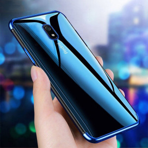 Прозрачен силиконов гръб с цветен кант Clear Color - Xiaomi Redmi 8A черен - Img 7