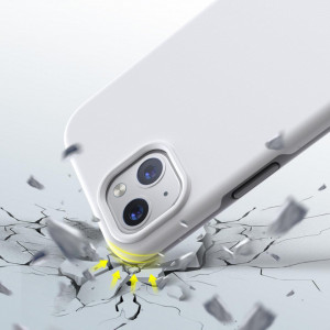 Противоударен гръб CHOETECH MFM Anti-drop MagSafe - iPhone 13 бял - Img 2