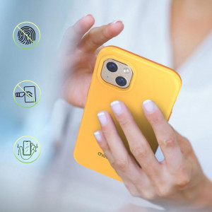 Противоударен гръб CHOETECH MFM Anti-drop MagSafe - iPhone 13 оранжев - Img 4