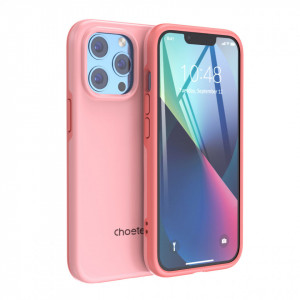 Противоударен гръб CHOETECH MFM Anti-drop MagSafe - iPhone 13 Pro Max розов - Img 5