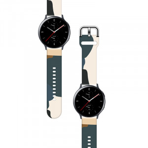 Силиконова каишка Moro - Samsung Galaxy Watch4 Classic 46mm (13) камуфлаж - Img 2