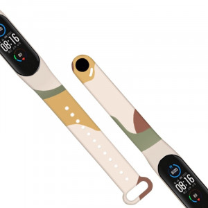 Силиконова каишка Moro - Xiaomi Mi Band 6 / Mi Band 5 (7) камуфлаж - Img 3
