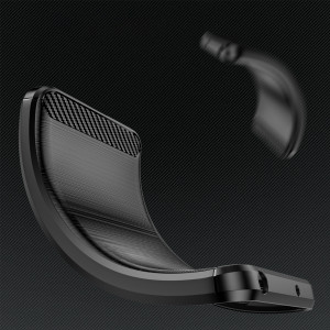 Силиконов гръб Carbon - Infinix Hot 12 Pro черен - Img 4