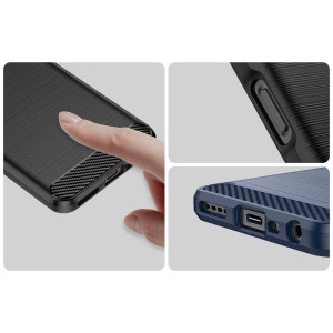 Силиконов гръб Carbon - Realme 9i 5G / 10 5G черен - Img 11