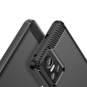 Силиконов гръб Carbon - Realme GT NEO 3 черен - Img 4