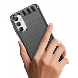 Силиконов гръб Carbon - Samsung Galaxy M14 черен - Img 6