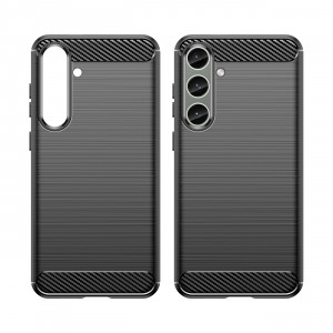 Силиконов гръб Carbon - Samsung Galaxy S24+ черен - Img 7