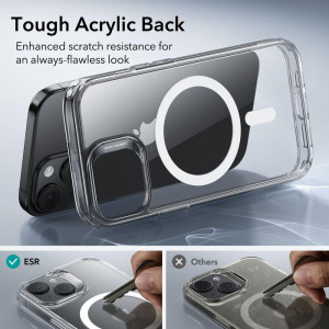 Силиконов гръб ESR Classic Hybrid Halolock MagSafe - iPhone 15 прозрачен - Img 12