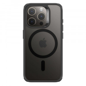 Силиконов гръб ESR Classic Hybrid Halolock MagSafe - iPhone 15 Pro черен мат - Img 3