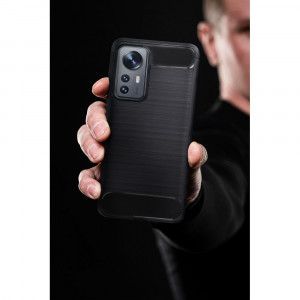 Силиконов гръб FORCELL Carbon - Samsung Galaxy A42 5G черен - Img 17