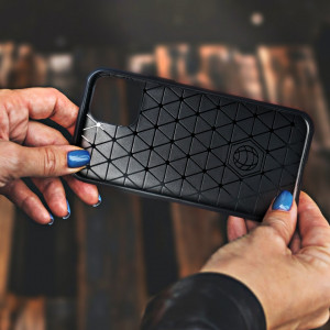 Силиконов гръб FORCELL Carbon - Xiaomi Redmi 9T черен - Img 5