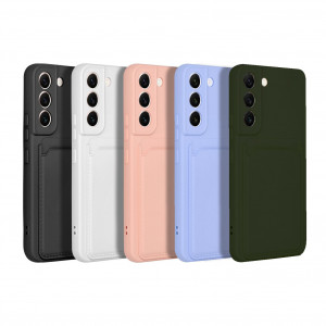 Силиконов гръб FORCELL Card с портфейл за документи - Xiaomi Redmi 9A / 9AT черен - Img 11