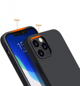 Силиконов гръб Soft Flexible Rubber - Xiaomi Redmi Note 10 5G / Poco M3 Pro / M3 Pro 5G черен - Img 4