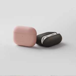 Силиконов калъф за слушалки UNIQ Lino - AirPods Pro черен - Img 4