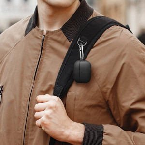 Силиконов калъф за слушалки UNIQ Vencer - AirPods Pro тъмносив - Img 7