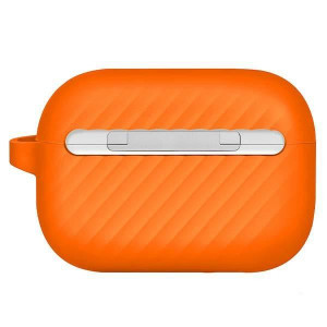 Силиконов калъф за слушалки UNIQ Vencer - AirPods Pro 2 оранжев - Img 3