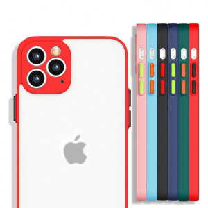 Силиконов полупрозрачен гръб Milky - iPhone 12 Pro черен - Img 8