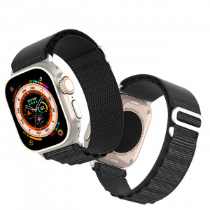 Спортна каишка Dux Ducis GS - Apple Watch Ultra 49mm / Ultra 2 49mm / 45mm Series 9 / 45mm Series 8 / 45mm Series 7 / 44mm SЕ (2nd gen) / 44mm SE / 44mm Series 6 / 44mm Series 5 / 44mm Series 4 / 42mm Series 3 / 42mm Series 2 черен - Img 8