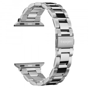 Стоманена каишка SPIGEN Modern Fit - Apple Watch 40mm Series 4 / 38mm Series 3 / 38mm Series 2 / 38mm (1st gen) сребърен - Img 11