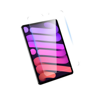 Стъклен протектор с инструмент за поставяне Baseus Crystal - iPad mini 8.3" (6th gen 2021) прозрачен - Img 1