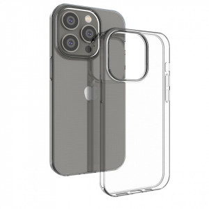 Тънък силиконов гръб 0.5mm - iPhone 14 Pro прозрачен - Img 7