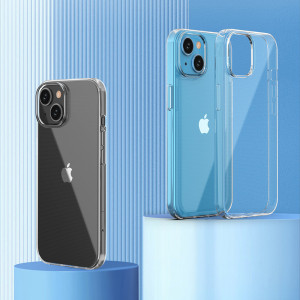 Тънък силиконов гръб 0.5mm - iPhone 15 прозрачен - Img 9