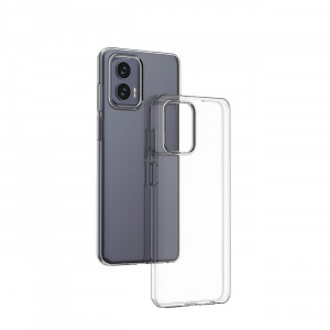 Тънък силиконов гръб 0.5mm - Moto g73 thin cover прозрачен - Img 5