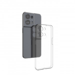 Тънък силиконов гръб 0.5mm - OPPO Reno8 5G прозрачен - Img 7