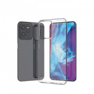 Тънък силиконов гръб 0.5mm - Realme C35 прозрачен - Img 4
