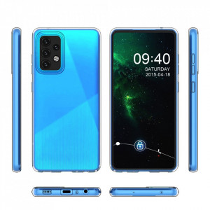 Тънък силиконов гръб 0.5mm - Samsung Galaxy A52 / A52 5G / A52s 5G прозрачен - Img 4