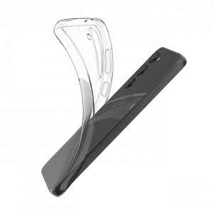 Тънък силиконов гръб 0.5mm - Samsung Galaxy S23+ прозрачен - Img 2